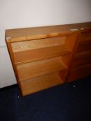*Open Fronted Oak Bookcase
