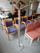 *Tubular Steel Hat & Coat Stand
