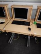 *Monitor, Keyboard and Mouse on Home Office Desk