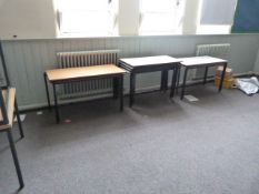 *Ten Assorted Stackable Tables