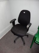 *Charcoal Typists Swivel Chair