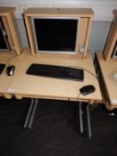 *Monitor, Keyboard and Mouse on Home Office Desk