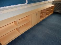 *Run of Six Units Comprising of; Open Fronted Book