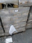 *96 Boxes of Bianco Mate 10 by 30 Ceramic Tiles