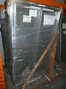 *8 1850 by 1070 Aluminium Bi Fold Shower Doors