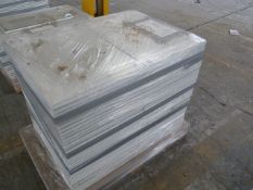 *Pallet Containing 68 Mirrored Cabinet Doors 69 by