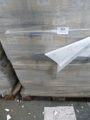 *96 Boxes of Bianco Mate 10 by 30 Ceramic Tiles