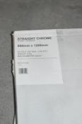 *Straight Chrome 500 by 1200mm Towel Warmer