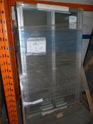 *7 1850 by 1100 Aluminium Bi Fold Shower Doors