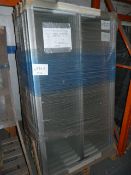 *12 1850 by 1100 Aluminium Bi Fold Shower Doors