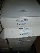 *9 ASD Oval Halo Chrome & Opaque Light Fittings