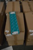 *4 Boxes Containing 10 Vado Frosted Glass Shelves