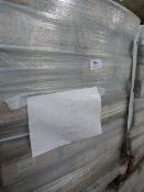 *96 Boxes of Bianco Mate 10 by 30 Ceramic Tiles