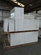 *40 White Bathroom Cabinet Carcasses