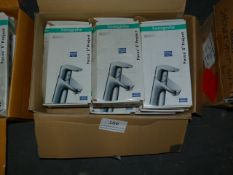 * Box Containing 8 Hansgrohe Monobloc Mixer Taps