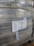 *96 Boxes of Bianco Mate 10 by 30 Ceramic Tiles