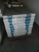 *Pallet Containing 10 1000 by 800 White Shower Tra