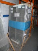 *12 1850 by 965 Aluminium Bi Fold Shower Doors