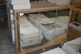 *5 Triple Door Mirrored Bathroom Cabinets in Light