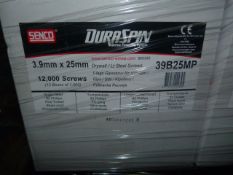 *3 Cartons Containing 12,000 Duraspin 3.9 by 25 mm