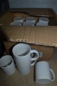 *Box of 22 White Mugs