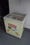 *Ice Cream Display Fridge with Sliding Transparent