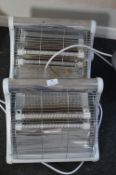 *2 Two Bar Electric Heaters