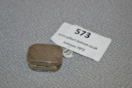 Hallmarked Georgian Silver Vinaigrette - Birmingham 1812, Approx 6.1g