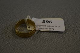 9ct Gold Wedding Band - Approx 4.2g