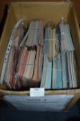 Box Containing a Large Quantity of Premier League Football Programmes;