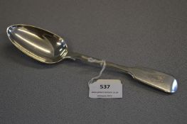 Hallmarked Silver Table Spoon - London 1838, Approx 86g