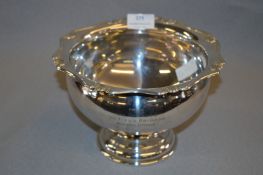 Hallmarked Solid Silver Bowl - Sheffield 1938, Approx 526g