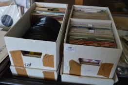 Two Boxes Containing 45rpm Singles - Northern Soul, British Rock and Pop, etc.