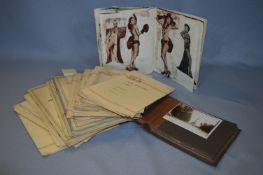 Collection of 1950's Hull New Theater Programmes and a Small Album of Stamps and Photographs