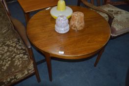 1970's Circular Rosewood Coffee Table