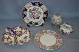 Selection of Masons Mandarin and Mandalay Pottery