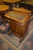 Victorian Walnut Inlaid Davenport
