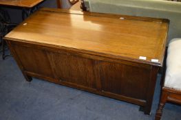 Large Oak Blanket Box