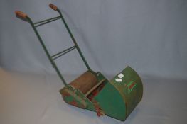 Childs Webb Tin Plate Push Along Lawnmower