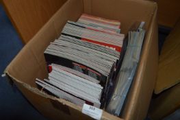 Box Containing a Large Quantity of Premier League Football Programmes;