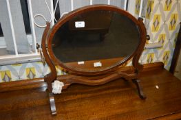 Victorian Mahogany Toilet Mirror
