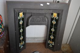 Cast Iron Tiled Fire Insert