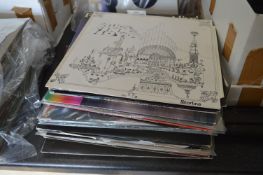 Selection of LP Records - British and American Rock