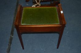 Edwardian Mahogany Piano Stool