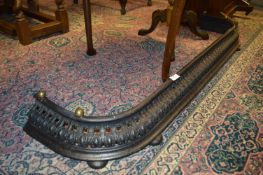 Victorian Cast Iron Fire Fender