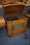 RGD Walnut Radiogram Cabinet
