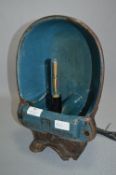 Enameled Cast Iron Feeder Trough Upcycled Electric Lamp