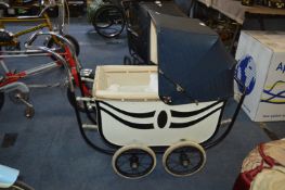 1940's Wood Body Dolls Pram