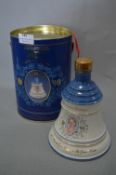 Wade Bell's Old Scotch Whisky Decanter Queen Mother 90th Birthday August 1990