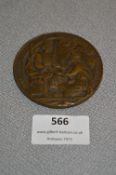 Bronze Commemorative Medallion - 700th Anniversary of the Foundation of Liverpool